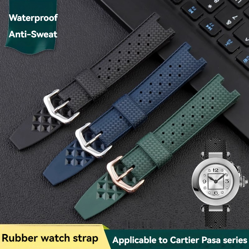 Gumowy męski pasek do zegarka  – Cartier Watch Tank recenzja i cena