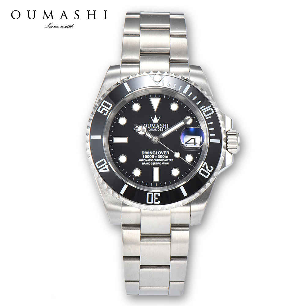 Zegarek 40mm Automatyczny zega – Stainless Bracelet Diver recenzja i cena