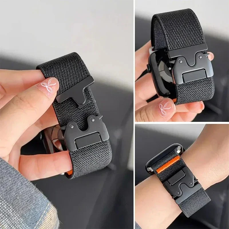 Nylonowe paski do Apple Watch  – Parachute Strap Elastic recenzja i cena