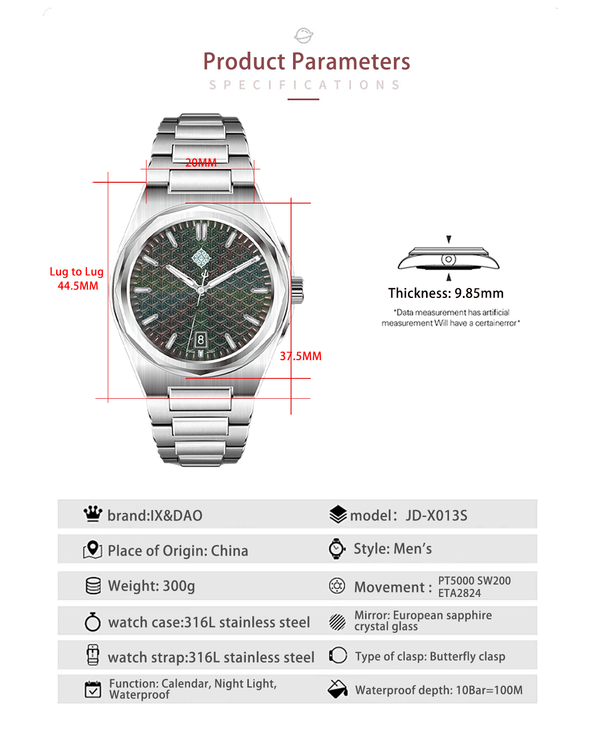 IX&DAO 2026 New Warrior 37mm M – Seiko Watch Presage recenzja i cena