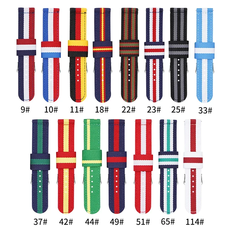 20mm 22mm Tkany nylonowy pasek – Canvas Strap Watch recenzja i cena